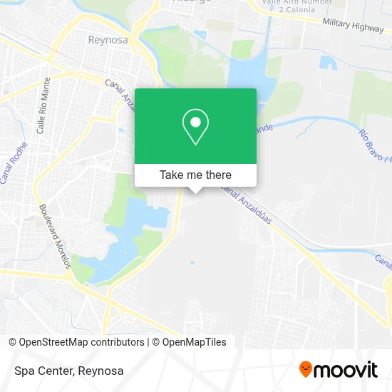 Spa Center map