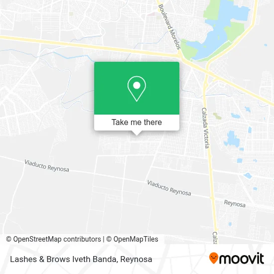 Lashes & Brows Iveth Banda map