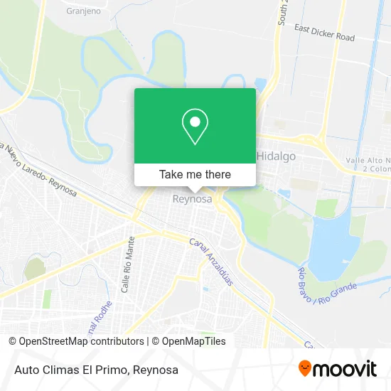 Auto Climas El Primo map