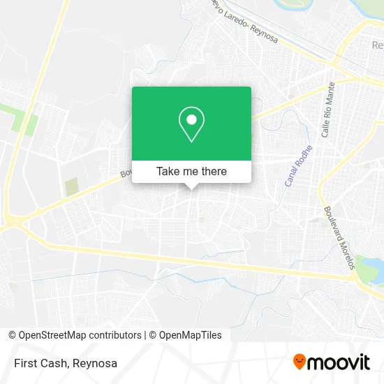 First Cash map