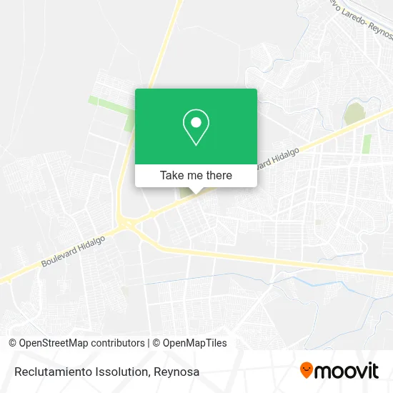 Reclutamiento Issolution map