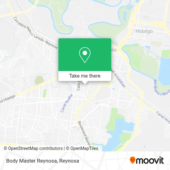 Body Master Reynosa map
