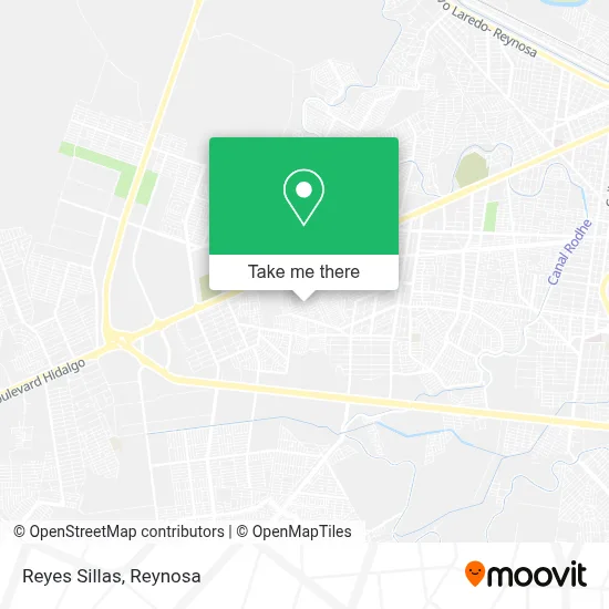 Reyes Sillas map