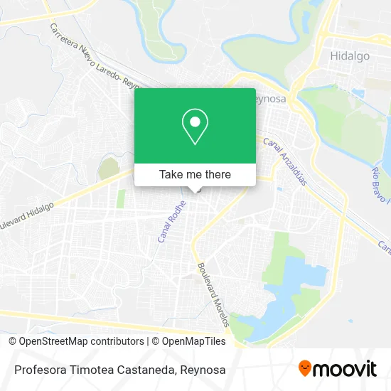 Profesora Timotea Castaneda map