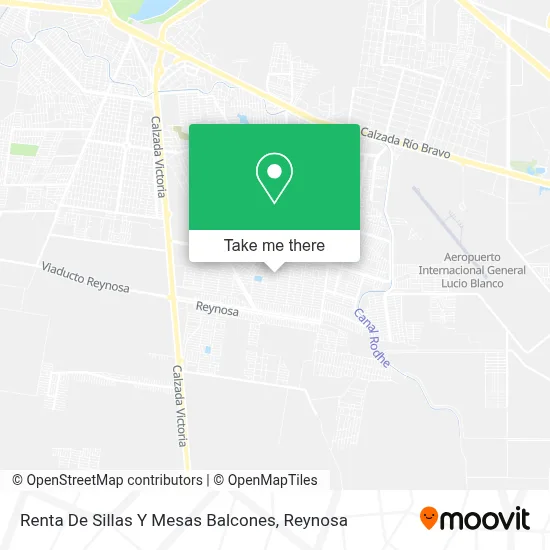 Renta De Sillas Y Mesas Balcones map