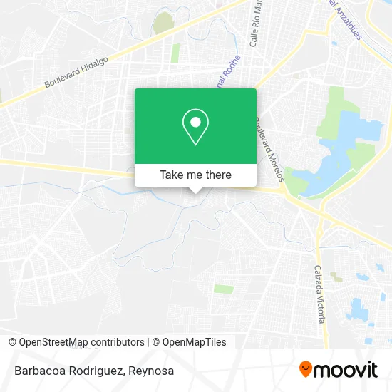 Barbacoa Rodriguez map