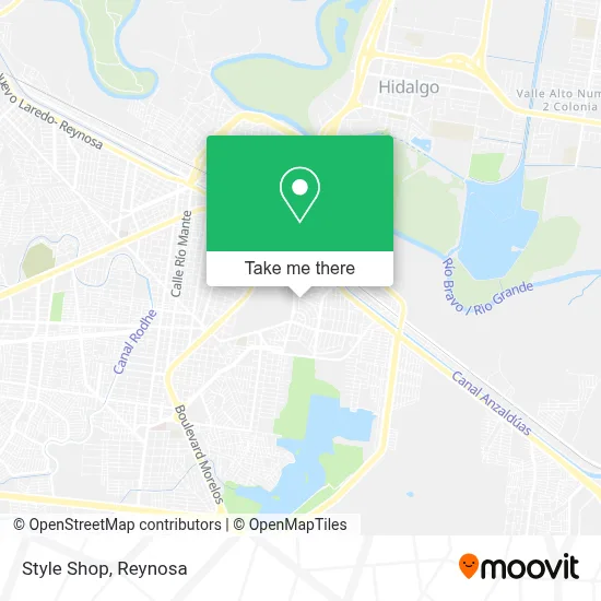 Style Shop map