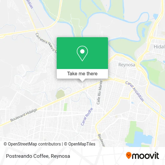 Postreando Coffee map