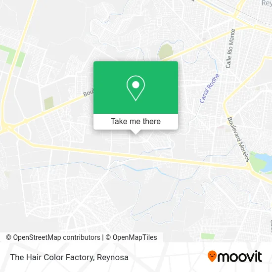 The Hair Color Factory map