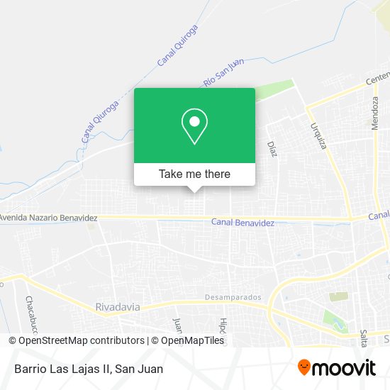 Mapa de Barrio Las Lajas II