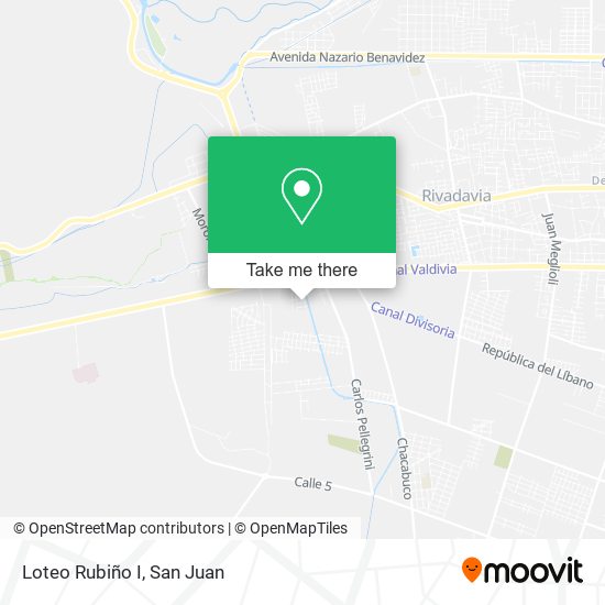 Mapa de Loteo Rubiño I