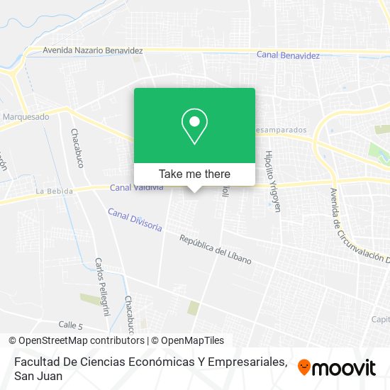 Facultad De Ciencias Económicas Y Empresariales map