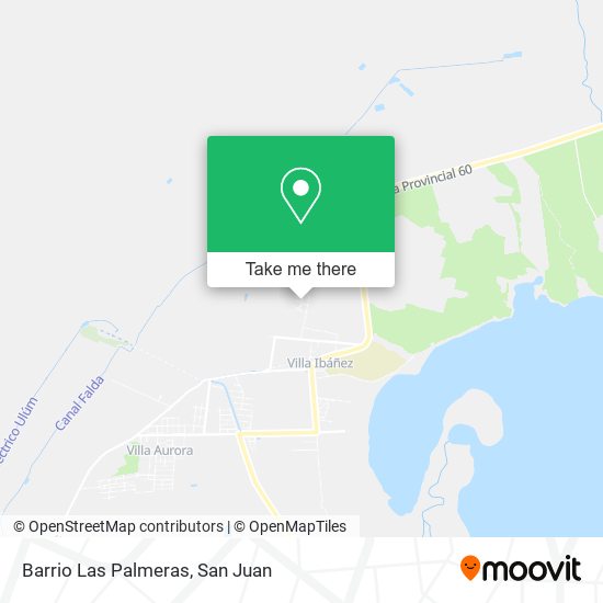 Mapa de Barrio Las Palmeras