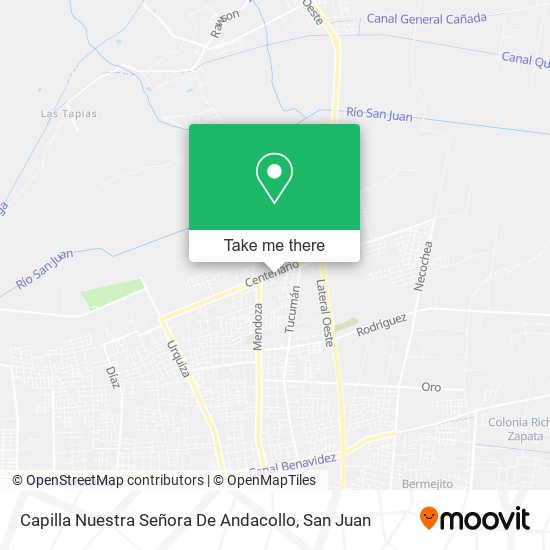 Mapa de Capilla Nuestra Señora De Andacollo