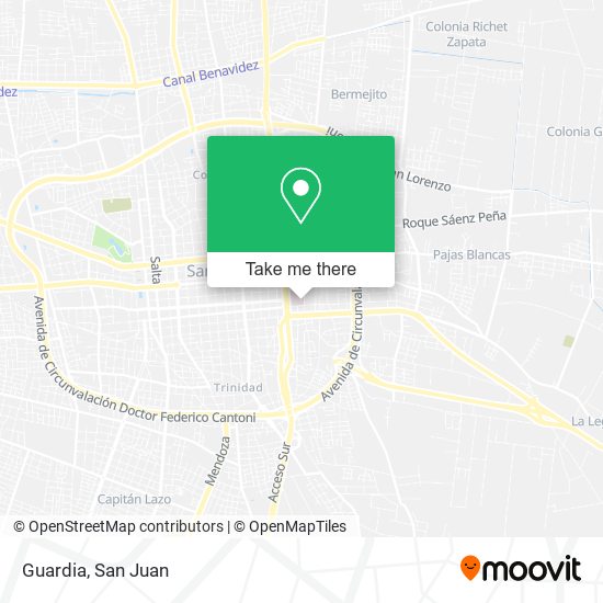 Mapa de Guardia