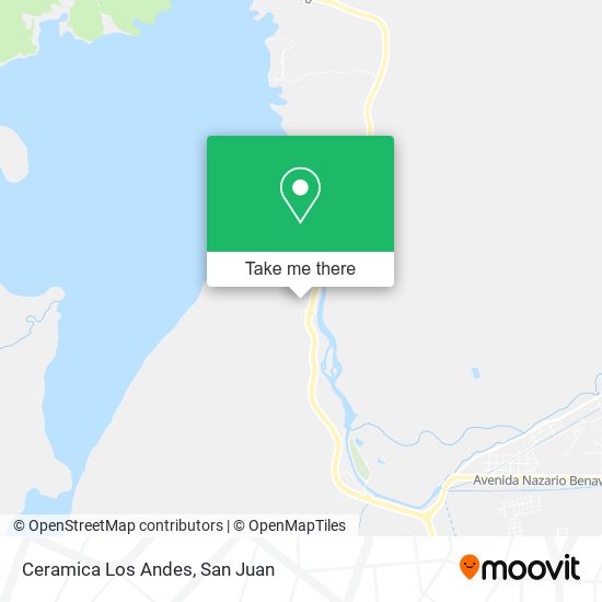 Mapa de Ceramica Los Andes