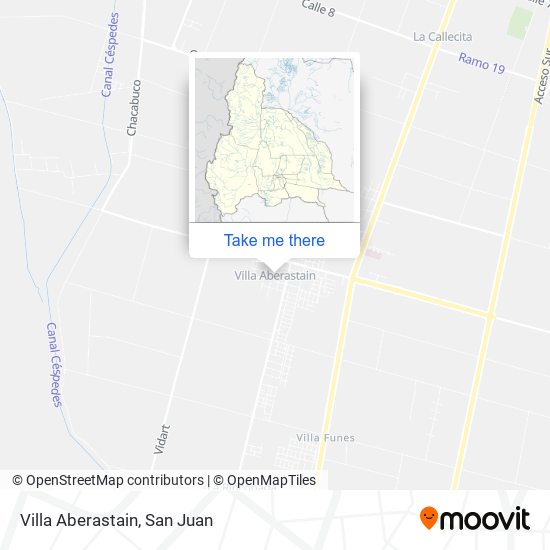 Mapa de Villa Aberastain