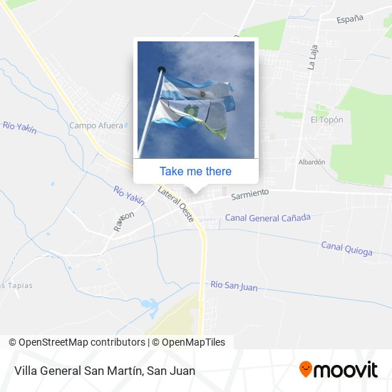 Villa General San Martín map