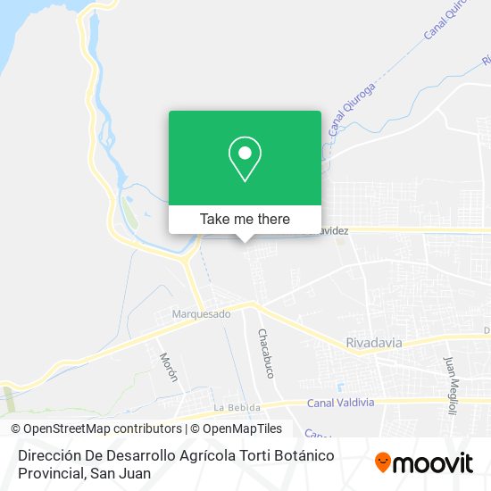 Dirección De Desarrollo Agrícola Torti Botánico Provincial map