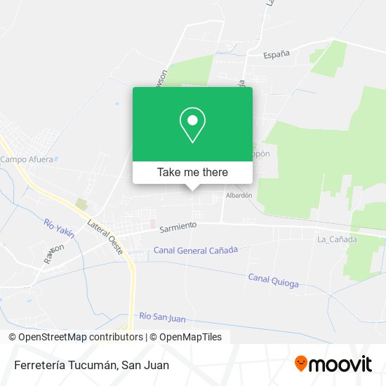 Ferretería Tucumán map