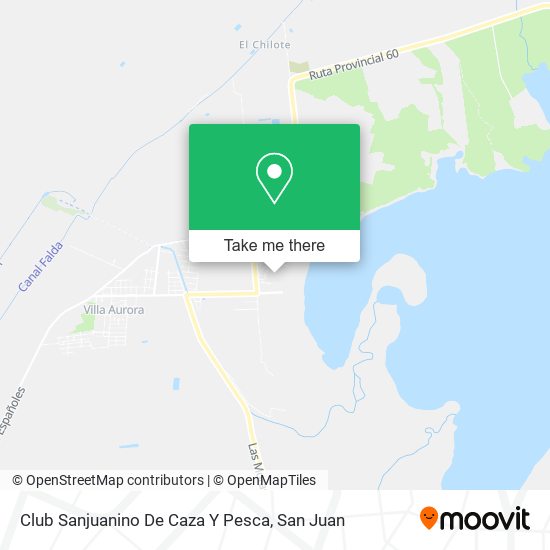 Club Sanjuanino De Caza Y Pesca map