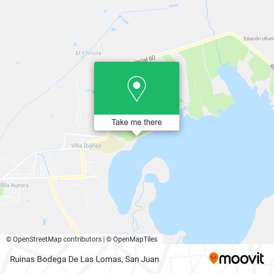 Ruinas Bodega De Las Lomas map