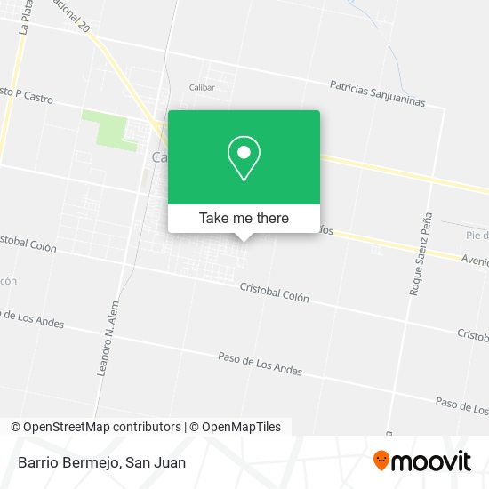 Mapa de Barrio Bermejo
