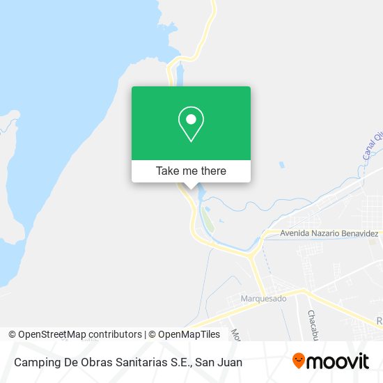 Camping De Obras Sanitarias S.E. map