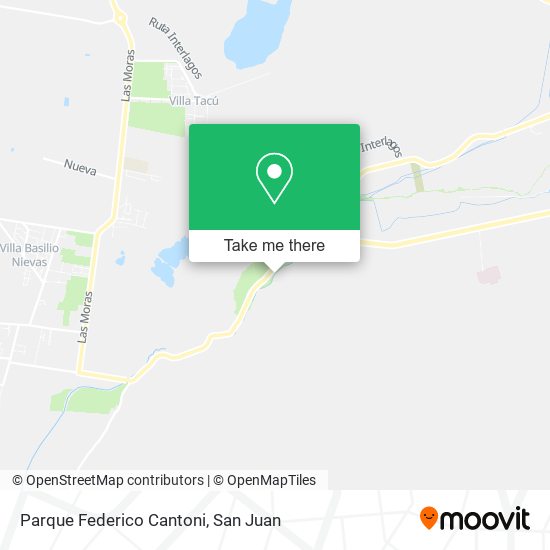 Mapa de Parque Federico Cantoni
