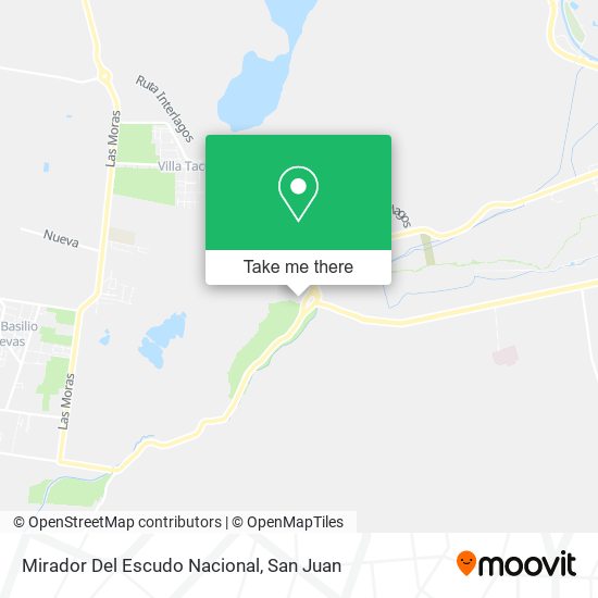 Mirador Del Escudo Nacional map
