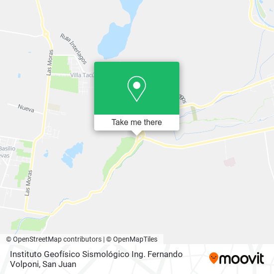 Instituto Geofísico Sismológico Ing. Fernando Volponi map