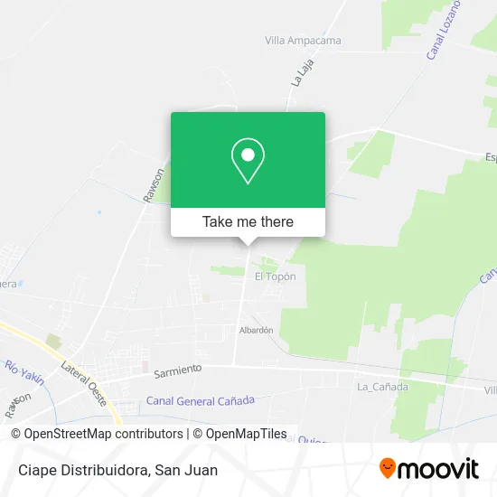 Ciape Distribuidora map