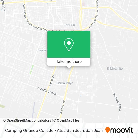 Camping Orlando Collado - Atsa San Juan map