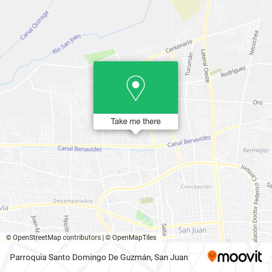 Mapa de Parroquia Santo Domingo De Guzmán