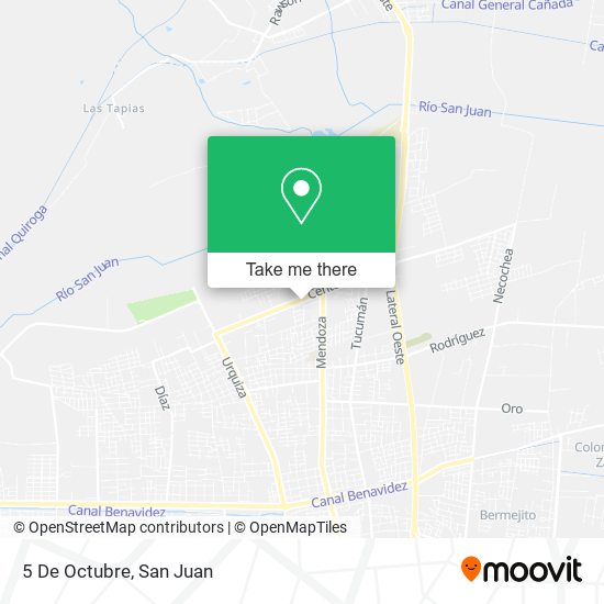 Mapa de 5 De Octubre