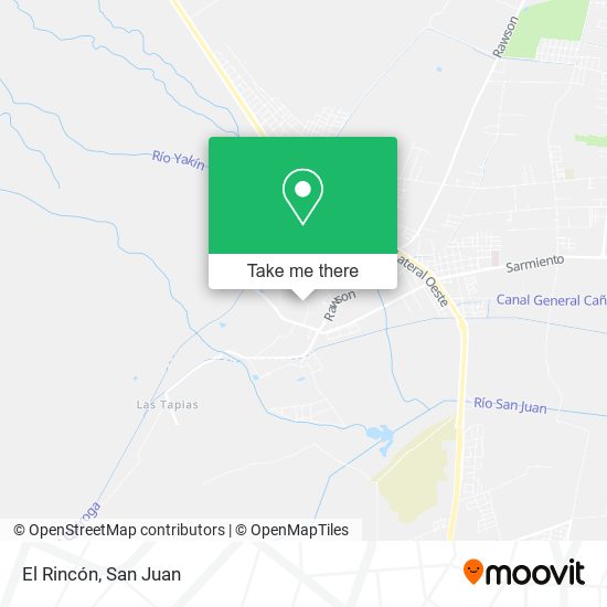 Mapa de El Rincón