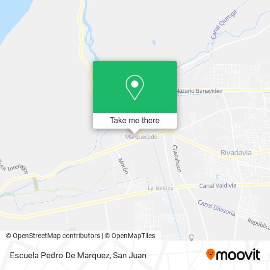 Mapa de Escuela Pedro De Marquez
