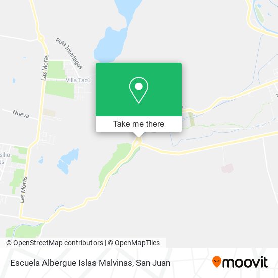 Escuela Albergue Islas Malvinas map