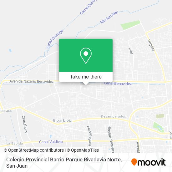 Colegio Provincial Barrio Parque Rivadavia Norte map