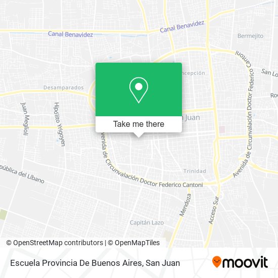 Escuela Provincia De Buenos Aires map