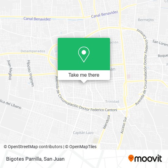 Mapa de Bigotes Parrilla