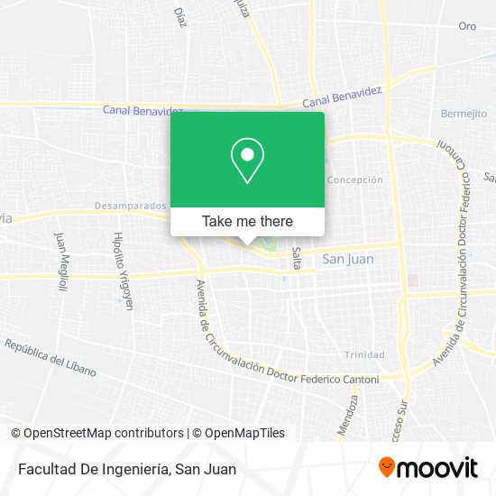 Facultad De Ingeniería map