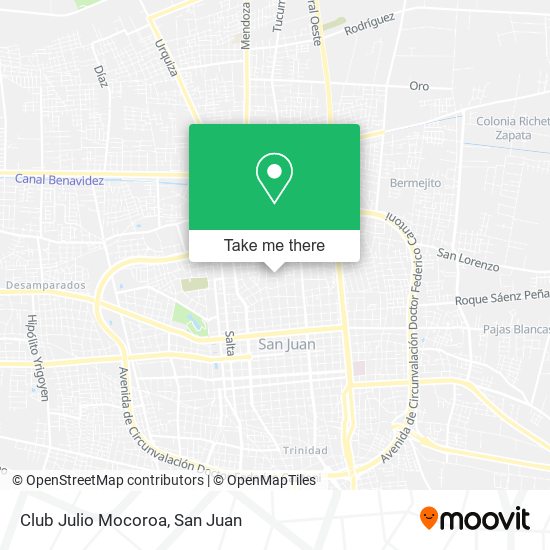 Club Julio Mocoroa map