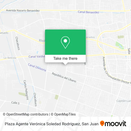 Mapa de Plaza Agente Verónica Soledad Rodríguez