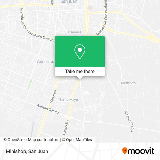 Mapa de Minishop