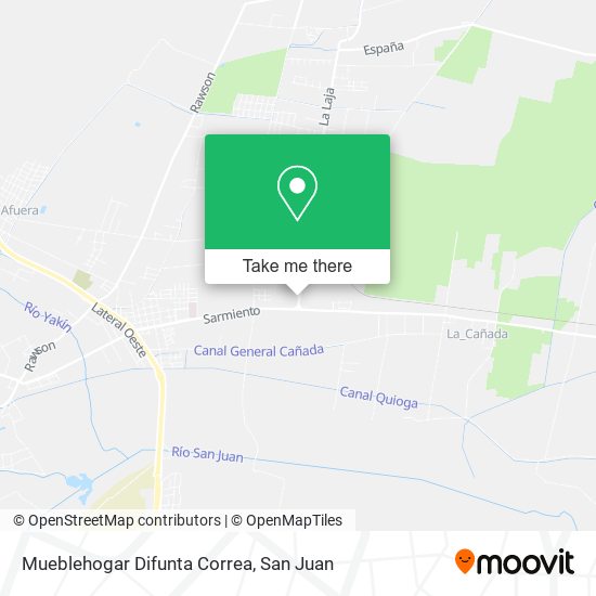 Mueblehogar Difunta Correa map