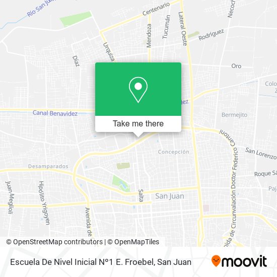 Escuela De Nivel Inicial Nº1 E. Froebel map