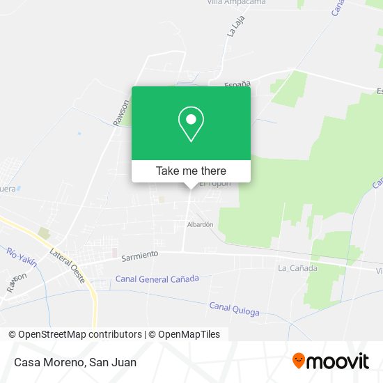 Casa Moreno map