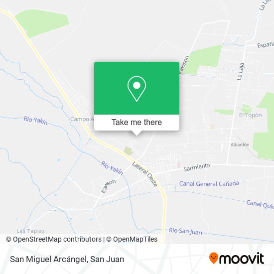 San Miguel Arcángel map