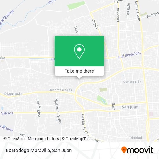 Ex Bodega Maravilla map